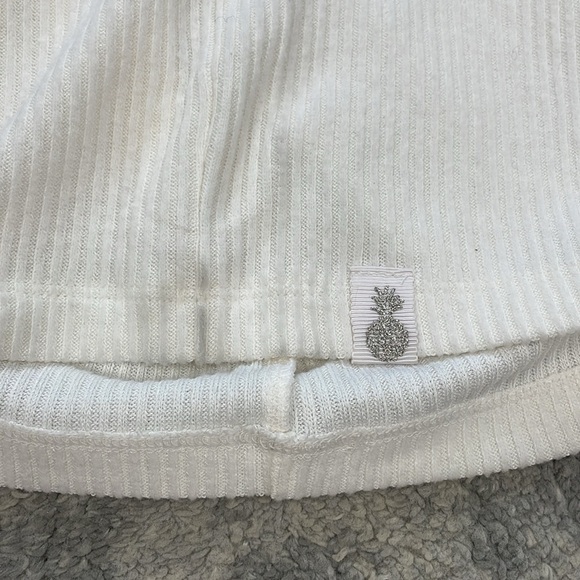 New Tommy Bahama Island Soft Sea Cove Rib Pant White Lounge Resort Sz L - Picture 11 of 13